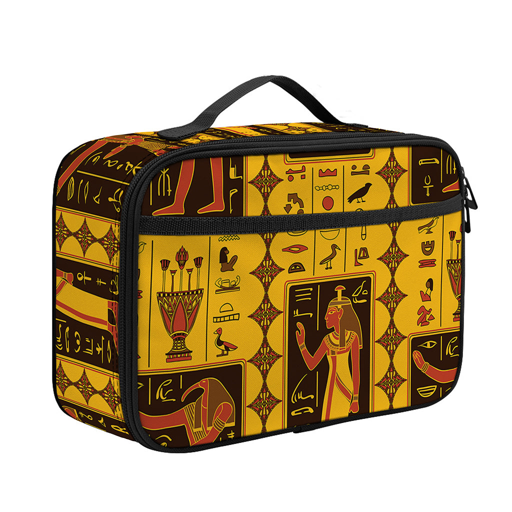 Ancient Egypt Pattern Print Portable Lunch Bag