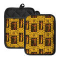 Ancient Egypt Pattern Print Pot Holders With Pocket