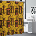 Ancient Egypt Pattern Print Premium Shower Curtain