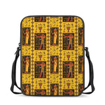 Ancient Egypt Pattern Print Rectangular Crossbody Bag