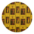 Ancient Egypt Pattern Print Round Blanket