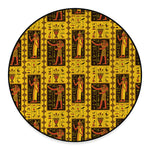 Ancient Egypt Pattern Print Round Floor Mat