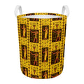 Ancient Egypt Pattern Print Round Laundry Basket