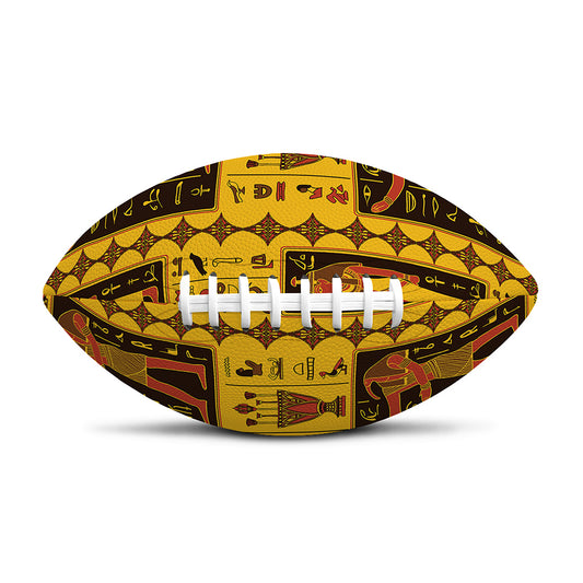 Ancient Egypt Pattern Print Rugby Ball