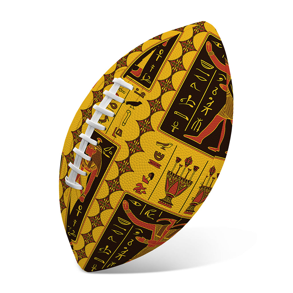 Ancient Egypt Pattern Print Rugby Ball
