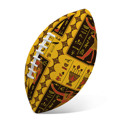 Ancient Egypt Pattern Print Rugby Ball