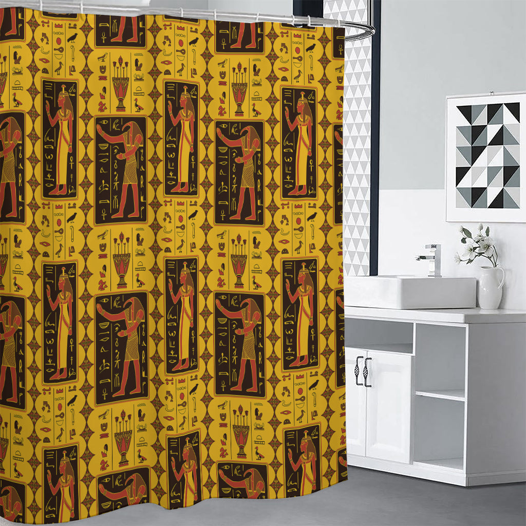Ancient Egypt Pattern Print Shower Curtain