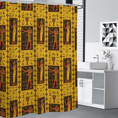 Ancient Egypt Pattern Print Shower Curtain