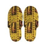 Ancient Egypt Pattern Print Slippers