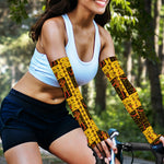 Ancient Egypt Pattern Print Sun Protection Arm Sleeves