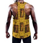 Ancient Egypt Pattern Print Training Tank Top