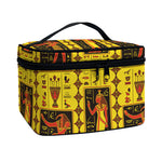 Ancient Egypt Pattern Print Travel Makeup Bag