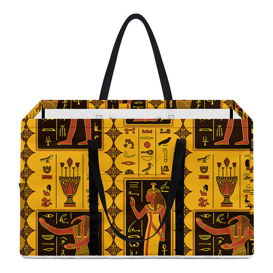 Ancient Egypt Pattern Print Utility Tote Bag