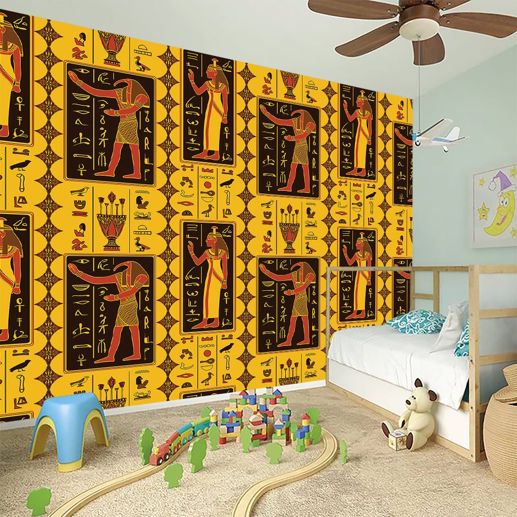 Ancient Egypt Pattern Print Wall Sticker