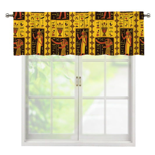 Ancient Egypt Pattern Print Window Valance