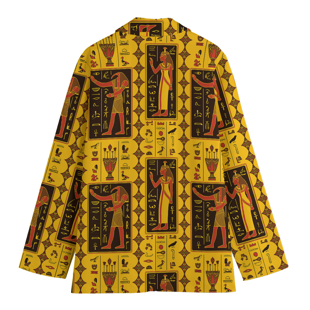 Ancient Egypt Pattern Print Women's Blazer