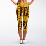 Ancient Egypt Pattern Print Women's Capri Leggings