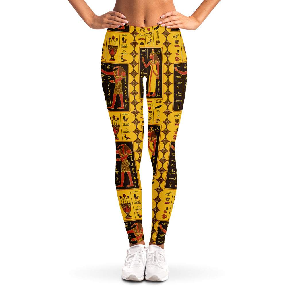 Ancient Egypt Pattern Print Women's Leggings