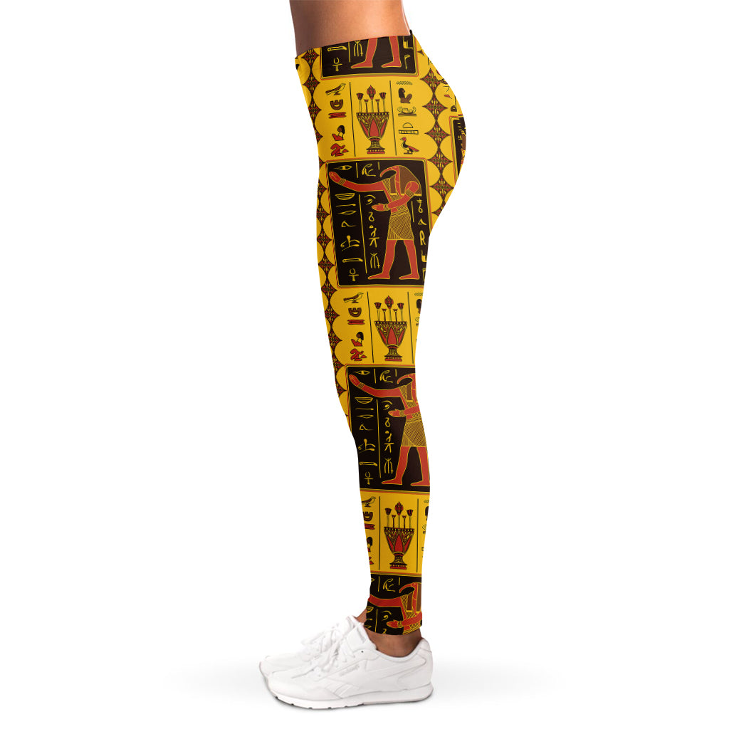 Ancient Egypt Pattern Print Women's Leggings