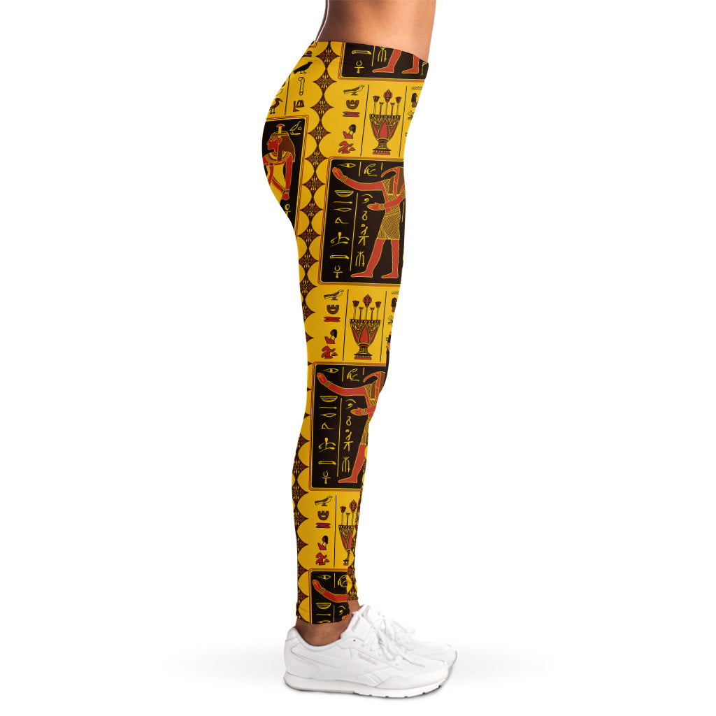 Ancient Egypt Pattern Print Women's Leggings