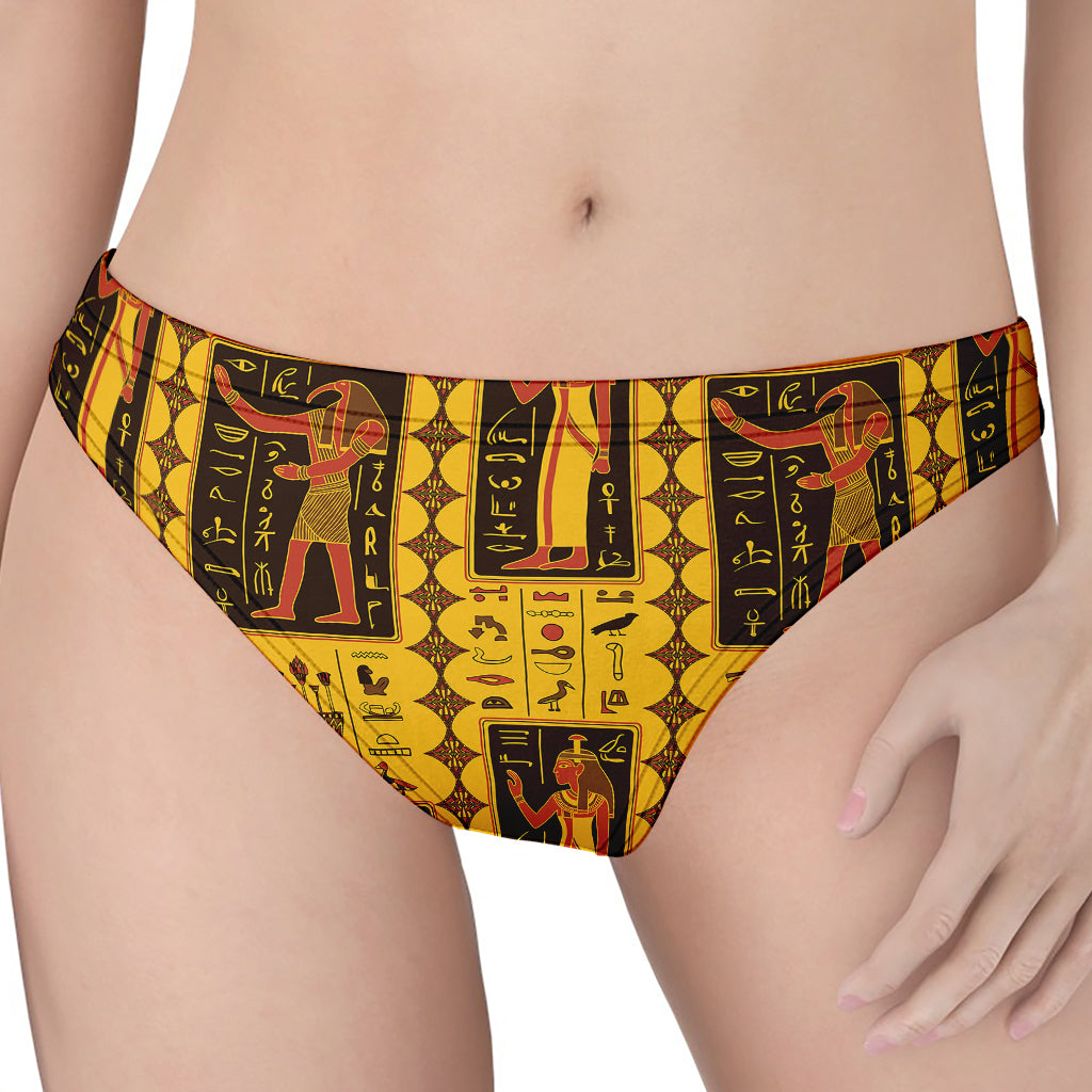 Ancient Egypt Pattern Print Women's Thong