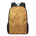Ancient Egyptian Gods Print 17 Inch Backpack