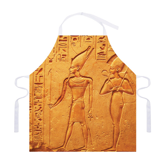 Ancient Egyptian Gods Print Adjustable Apron