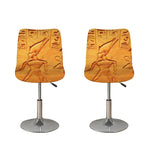 Ancient Egyptian Gods Print Bar Stool Covers