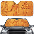 Ancient Egyptian Gods Print Car Windshield Sun Shade
