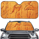 Ancient Egyptian Gods Print Car Windshield Sun Shade