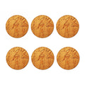 Ancient Egyptian Gods Print Coaster Set