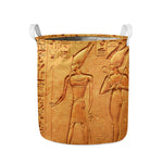 Ancient Egyptian Gods Print Collapsible Laundry Basket