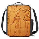 Ancient Egyptian Gods Print Crossbody Lunch Bag