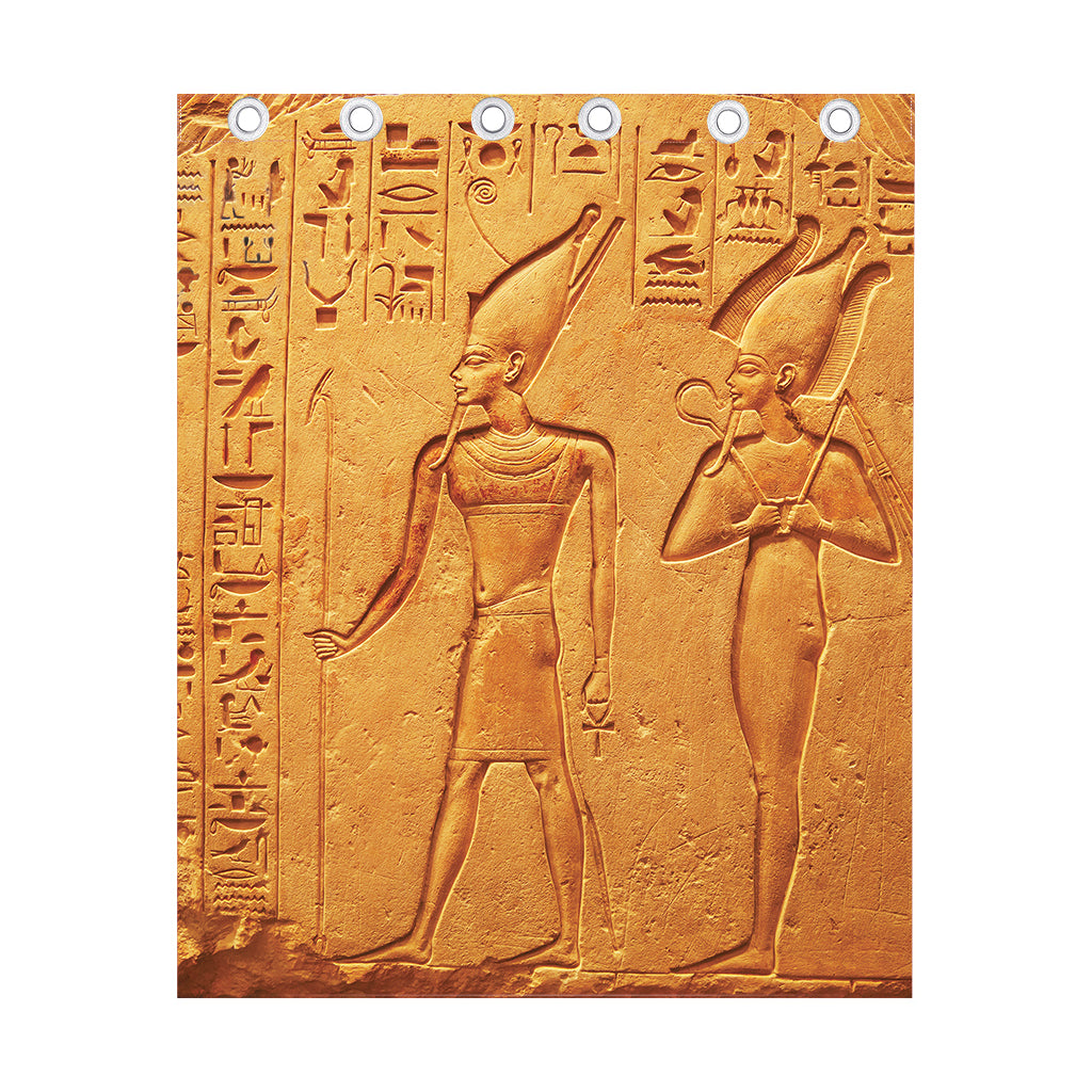 Ancient Egyptian Gods Print Curtain