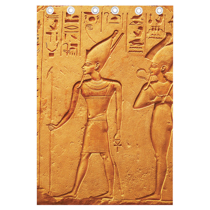 Ancient Egyptian Gods Print Curtain