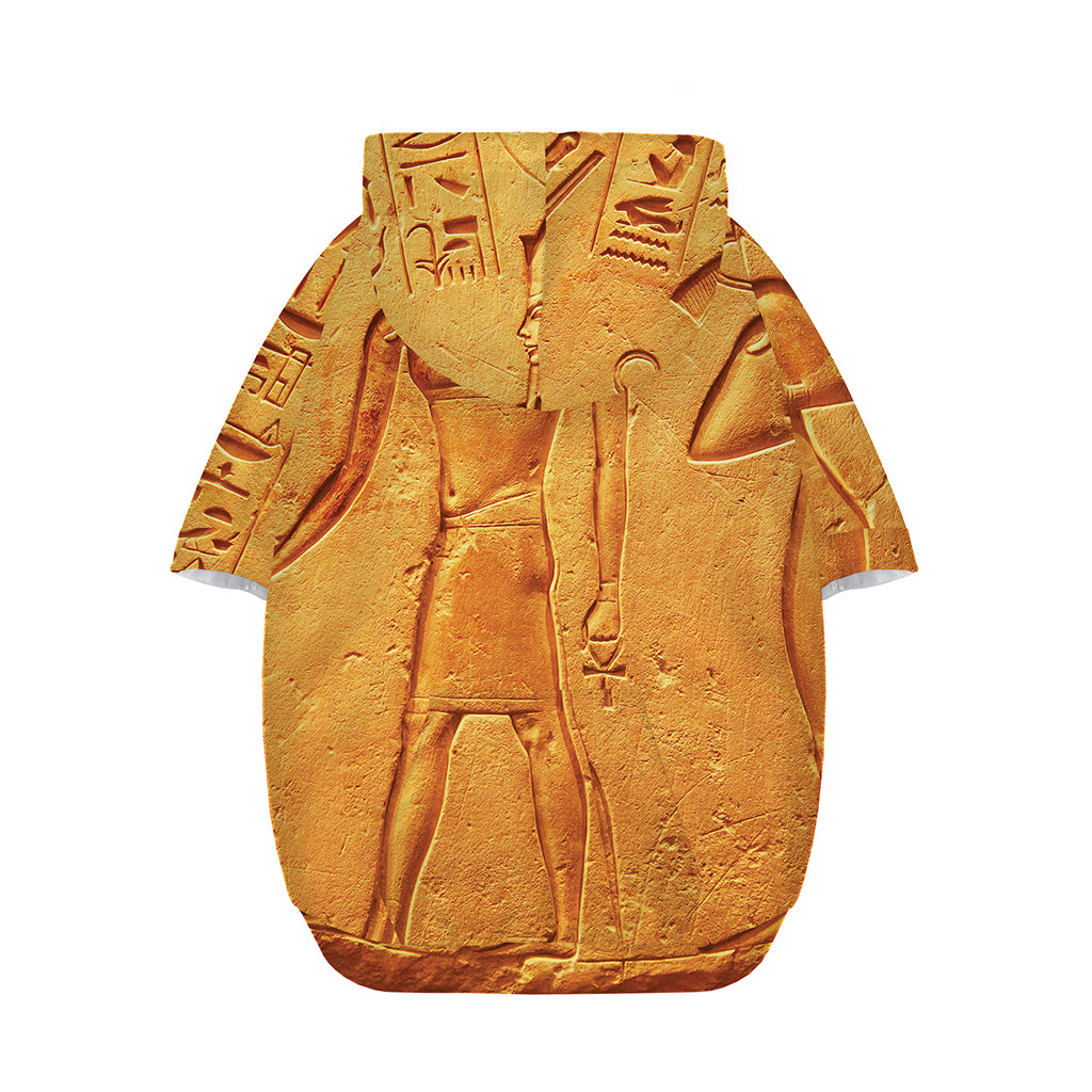 Ancient Egyptian Gods Print Dog Zip Up Hoodie