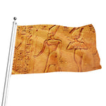 Ancient Egyptian Gods Print Flag