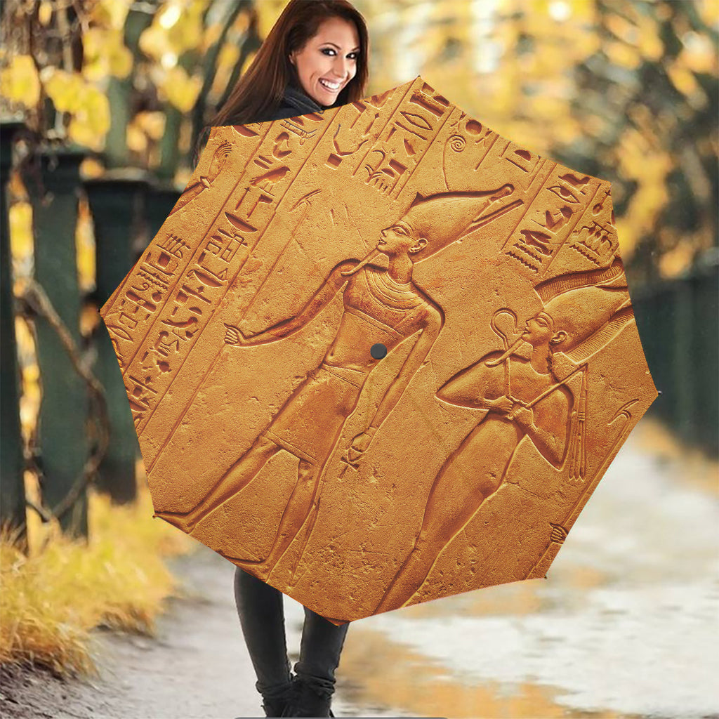 Ancient Egyptian Gods Print Foldable Umbrella