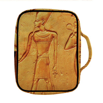 Ancient Egyptian Gods Print Front Pocket Bible Bag