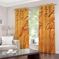 Ancient Egyptian Gods Print Grommet Curtains