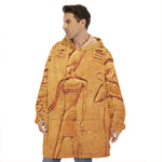 Ancient Egyptian Gods Print Hoodie Blanket