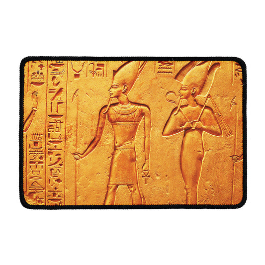 Ancient Egyptian Gods Print Kitchen Mat