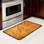 Ancient Egyptian Gods Print Kitchen Mat