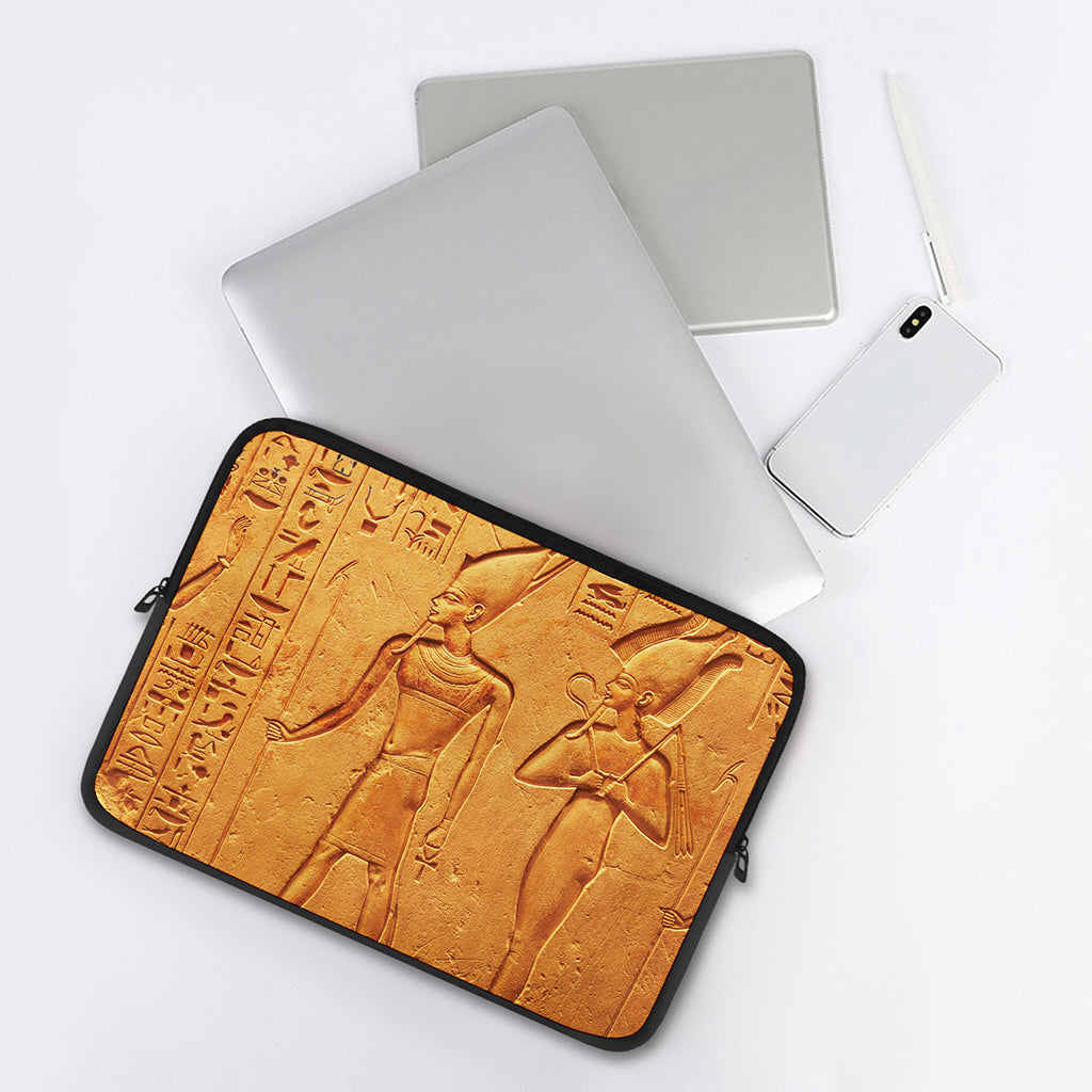 Ancient Egyptian Gods Print Laptop Sleeve