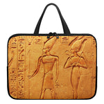 Ancient Egyptian Gods Print Laptop Sleeve With Handle