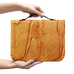 Ancient Egyptian Gods Print Leather Bible Cover