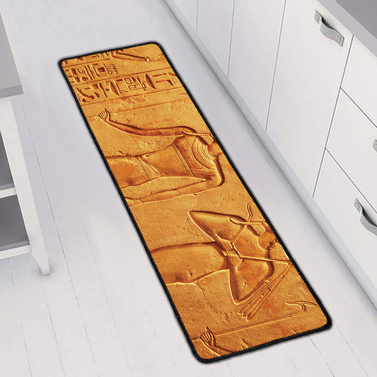 Ancient Egyptian Gods Print Long Kitchen Mat