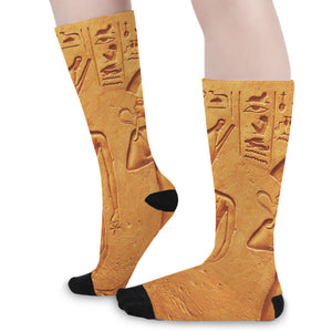 Ancient Egyptian Gods Print Long Socks