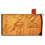 Ancient Egyptian Gods Print Mailbox Cover