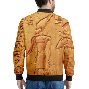 Ancient Egyptian Gods Print Men's Bomber Jacket